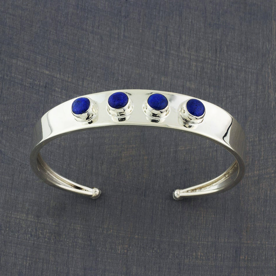 lapis lazuli cuff bracelet