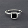 small black onyx stacking ring