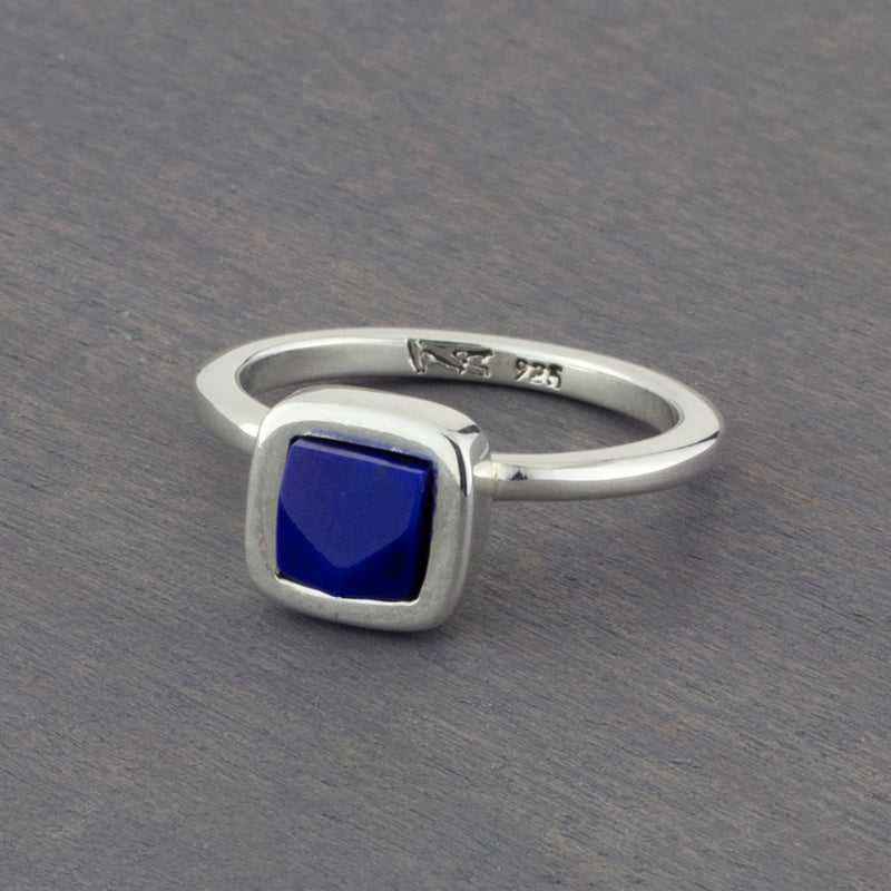 small lapis lazuli ring