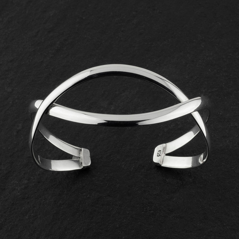Open Sterling Silver Cuff Bracelet