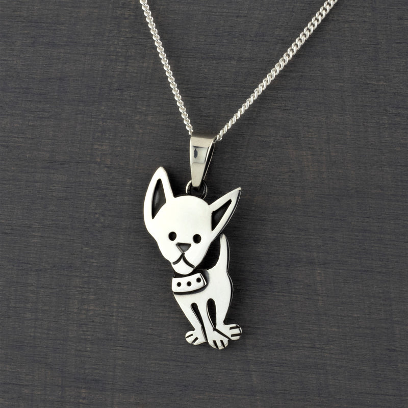 chihuahua pendant necklace