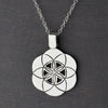 flower of life pendant necklace