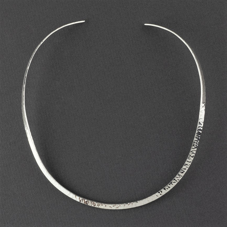 handmade silver collar necklace for pendants