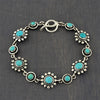 handmade sterling silver turquoise bracelet