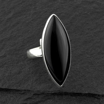 large black onyx ring