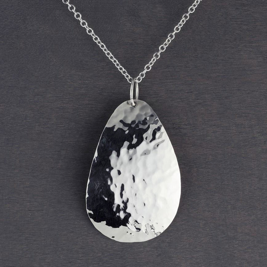 Marie Beatice Gade | DOMINGA - Hammered silver pendant necklace – Marie  Beatrice Gade