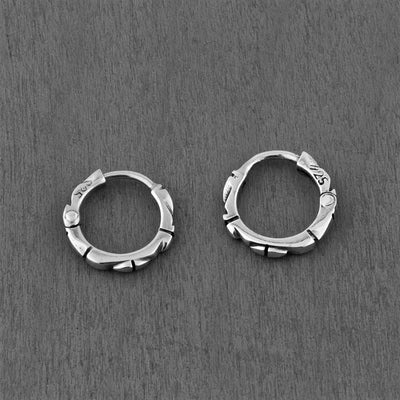 Small Sterling Silver Huggie Hoop Earrings